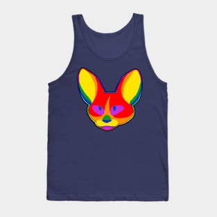 Gay pride cat Tank Top